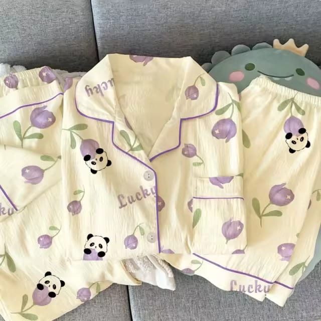 Floral Pj Set