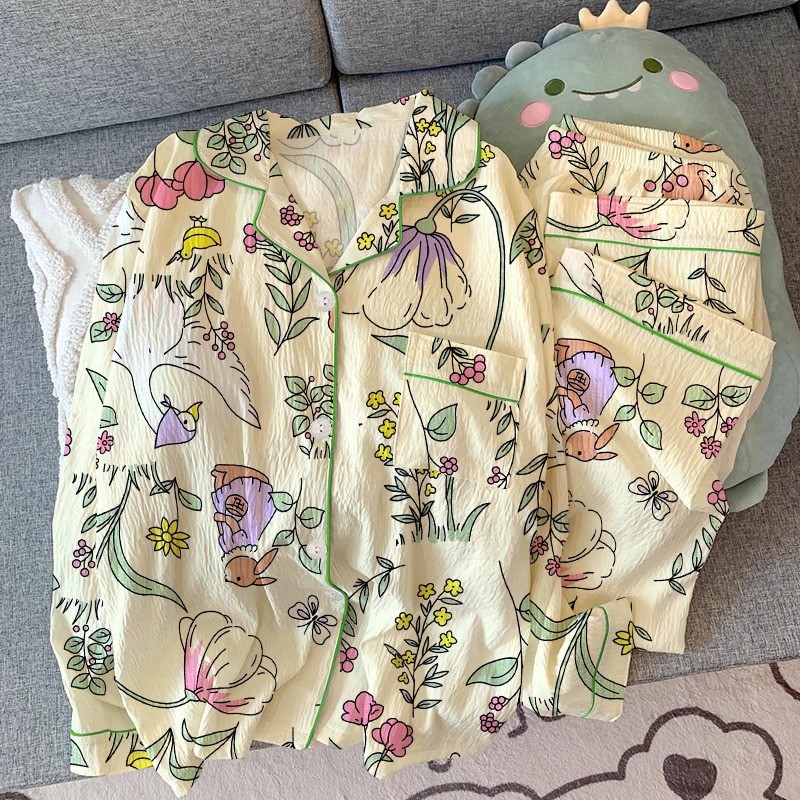 Floral Swan PJ Set - Image 2